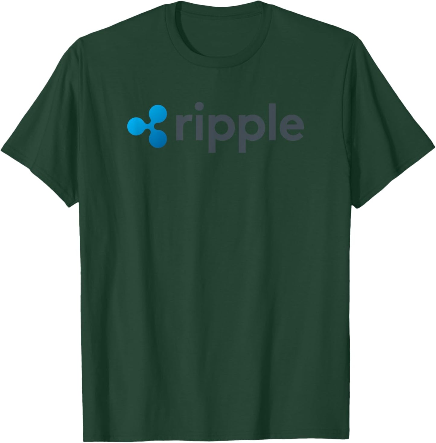 Ripple Coin XRP Cryptocurrency Fan Logo HODLer To The Moon T-Shirt - T-Shirt | Forest