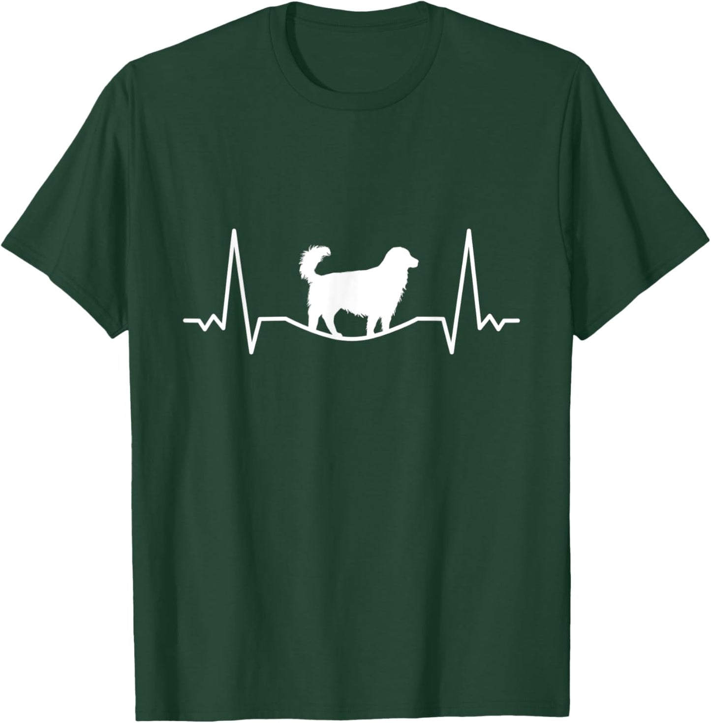 Golden Retriever heartbeat - Golden Retriever gift T-Shirt - T-Shirt | Forest