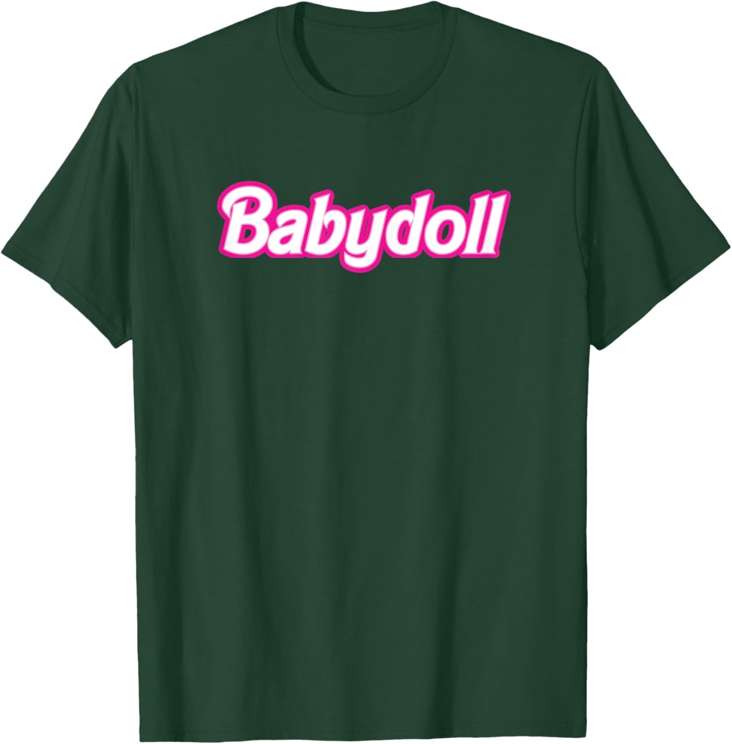 Babydoll Pink Retro Girlie T-Shirt - T-Shirt | Forest