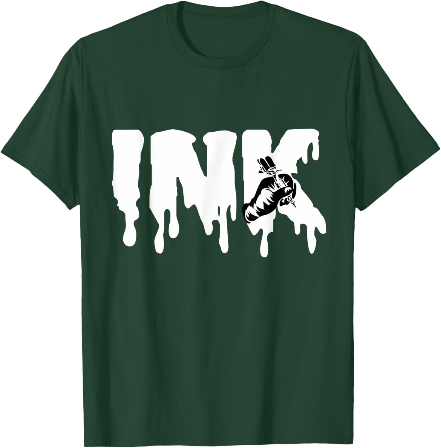 Tattoo artist Ink doing a tattoo T-Shirt - T-Shirt | Forest