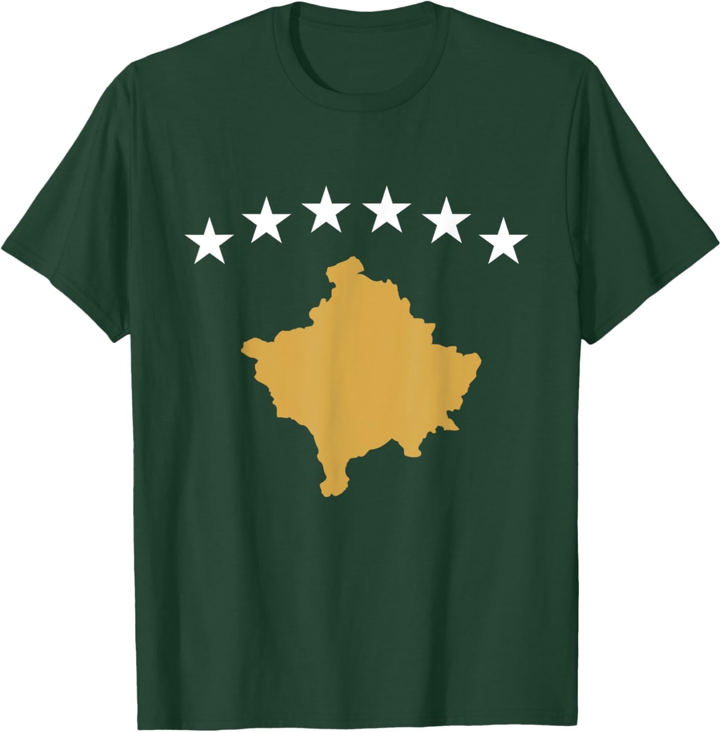 Kosovo Kosovan Flag Kosovar Pride Balkans Yugoslavia T-Shirt - T-Shirt | Forest