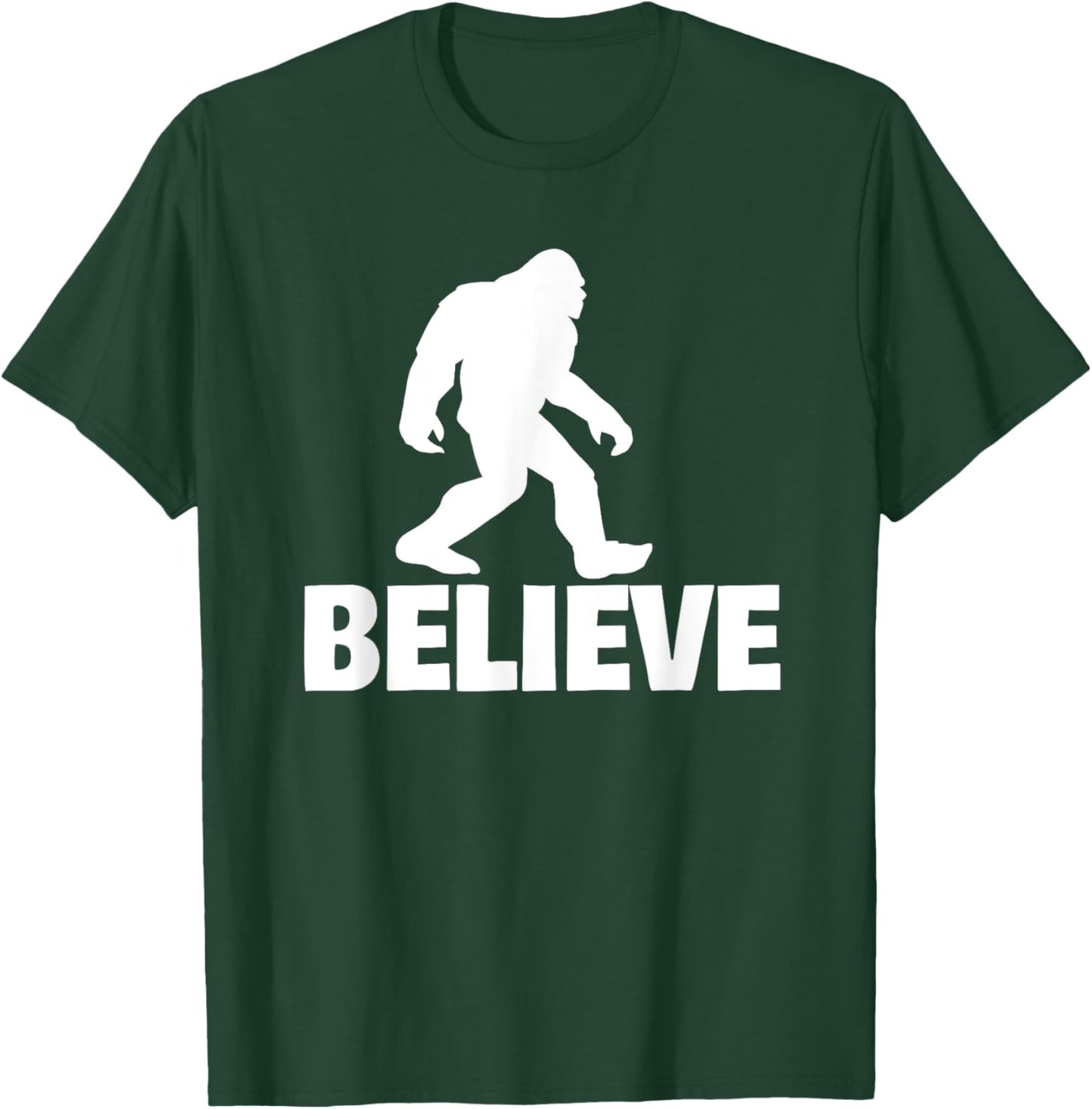 Bigfoot Believe funny Believe Bigfoot T-Shirt - T-Shirt | Forest