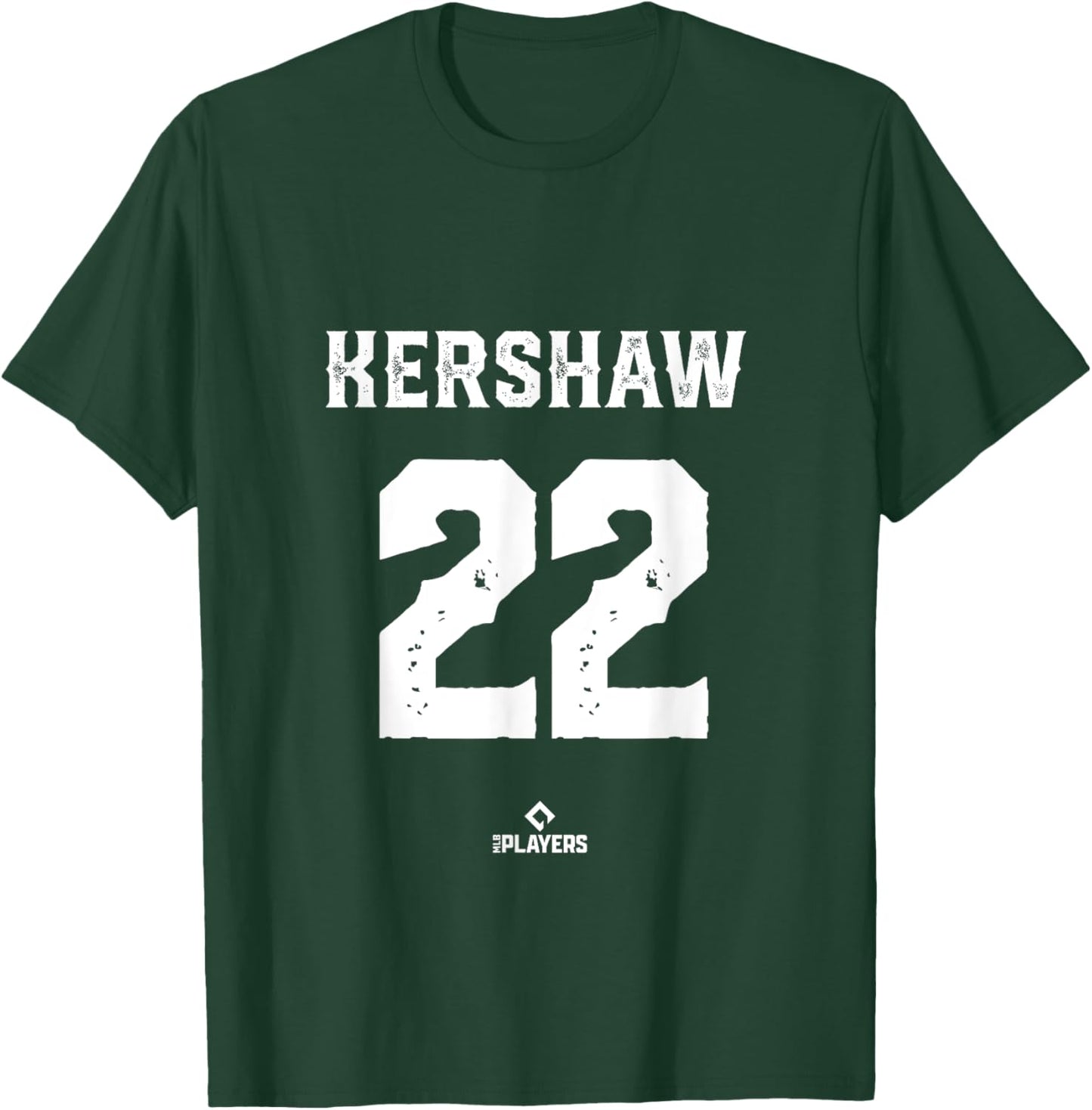 Clayton Kershaw 22 MLBPA Los Angeles Baseball Player T-Shirt - T-Shirt | Forest