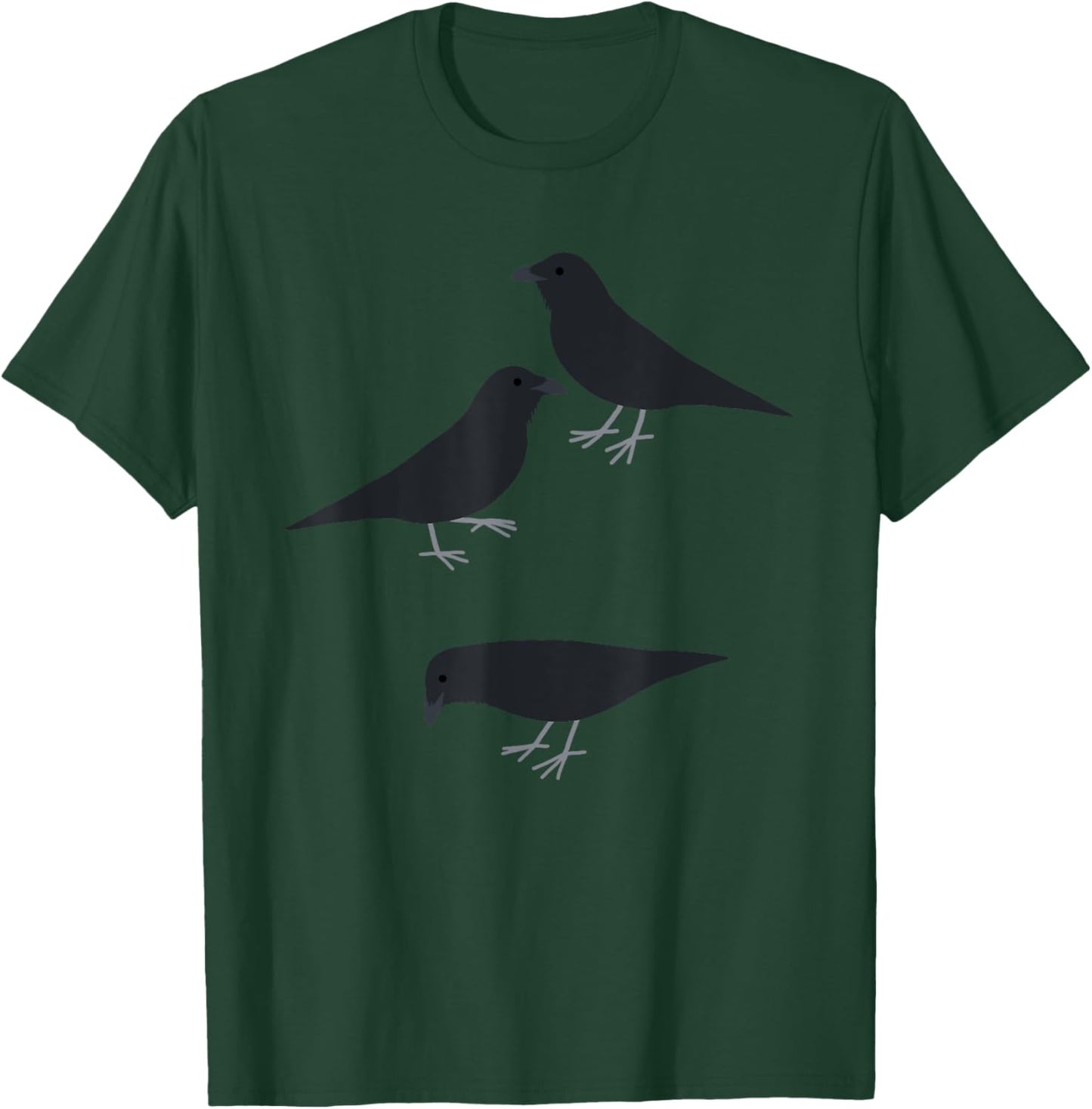 Crow Birds Raven T-Shirt - T-Shirt | Forest