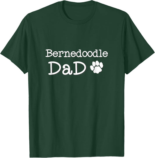 Bernedoodle Dad T-Shirt - T-Shirt | Forest