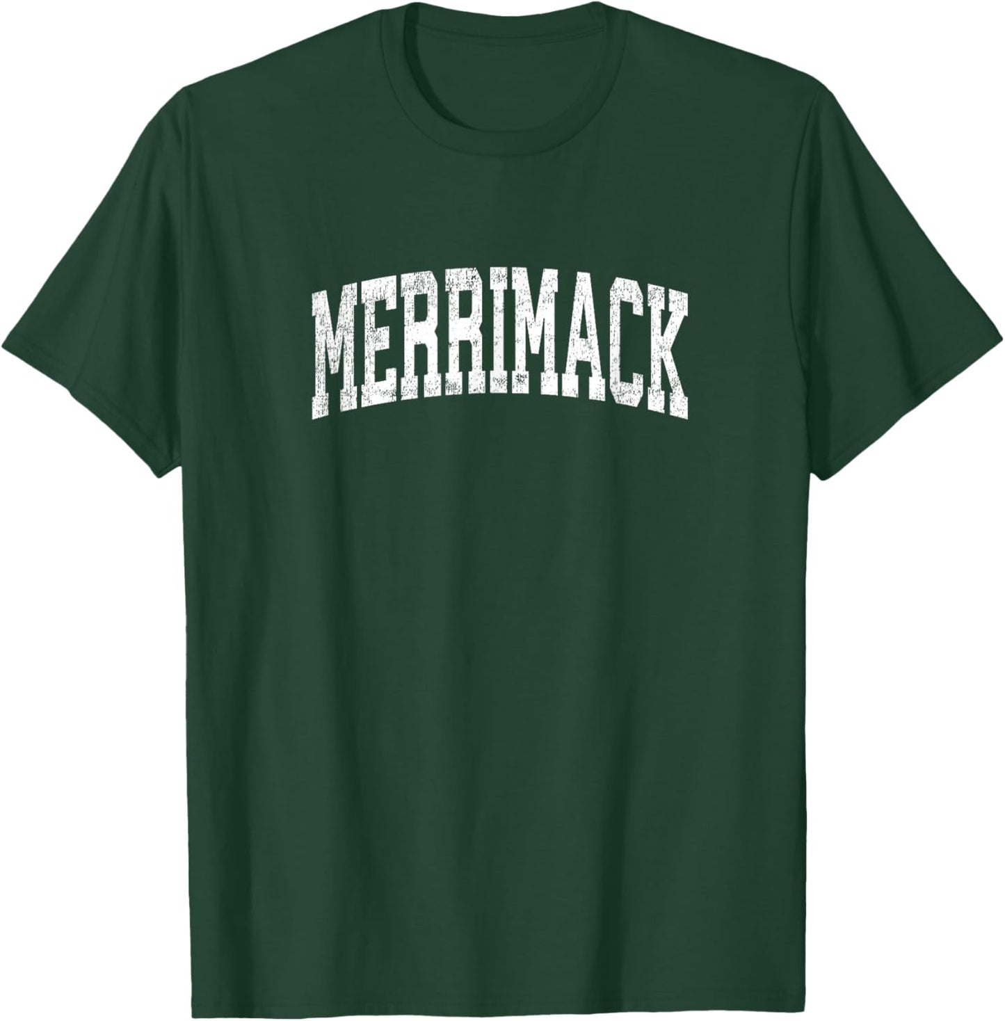 Merrimack New Hampshire NH Vintage Athletic Sports Design T-Shirt - T-Shirt | Forest