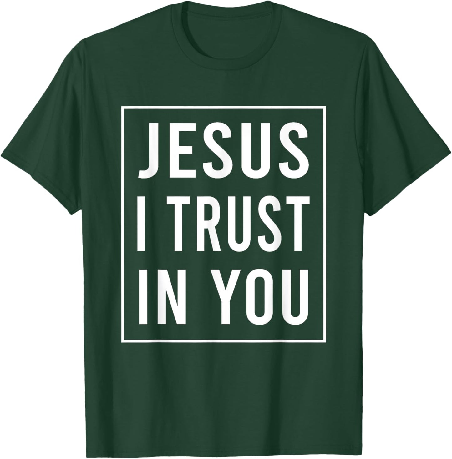 Jesus I Trust In You Divine Mercy Devotion Christian Women T-Shirt - T-Shirt | Forest