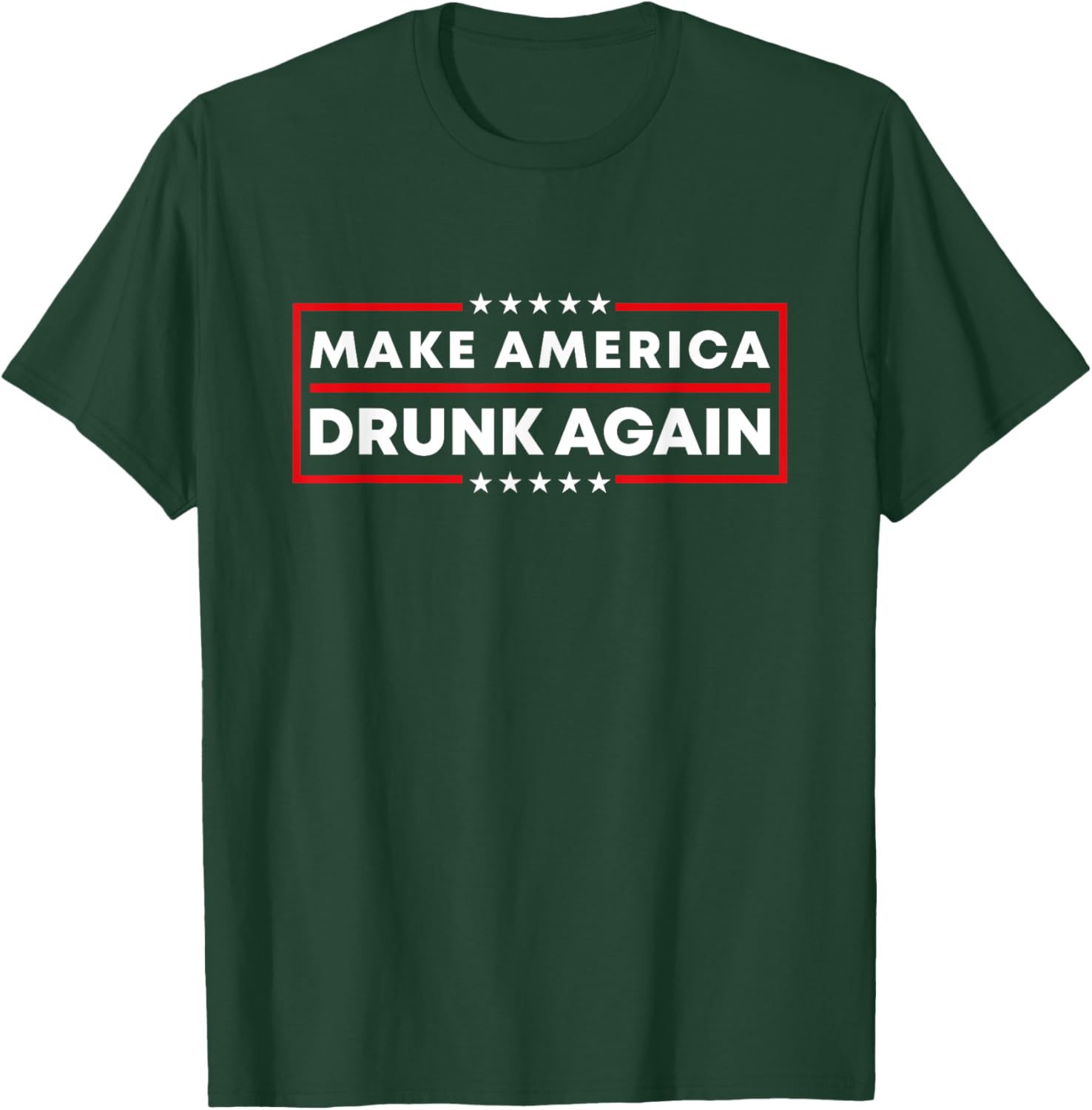Make America Drunk Again Patriotic 4th of July Beer Drinking T-Shirt - T-Shirt | Forest