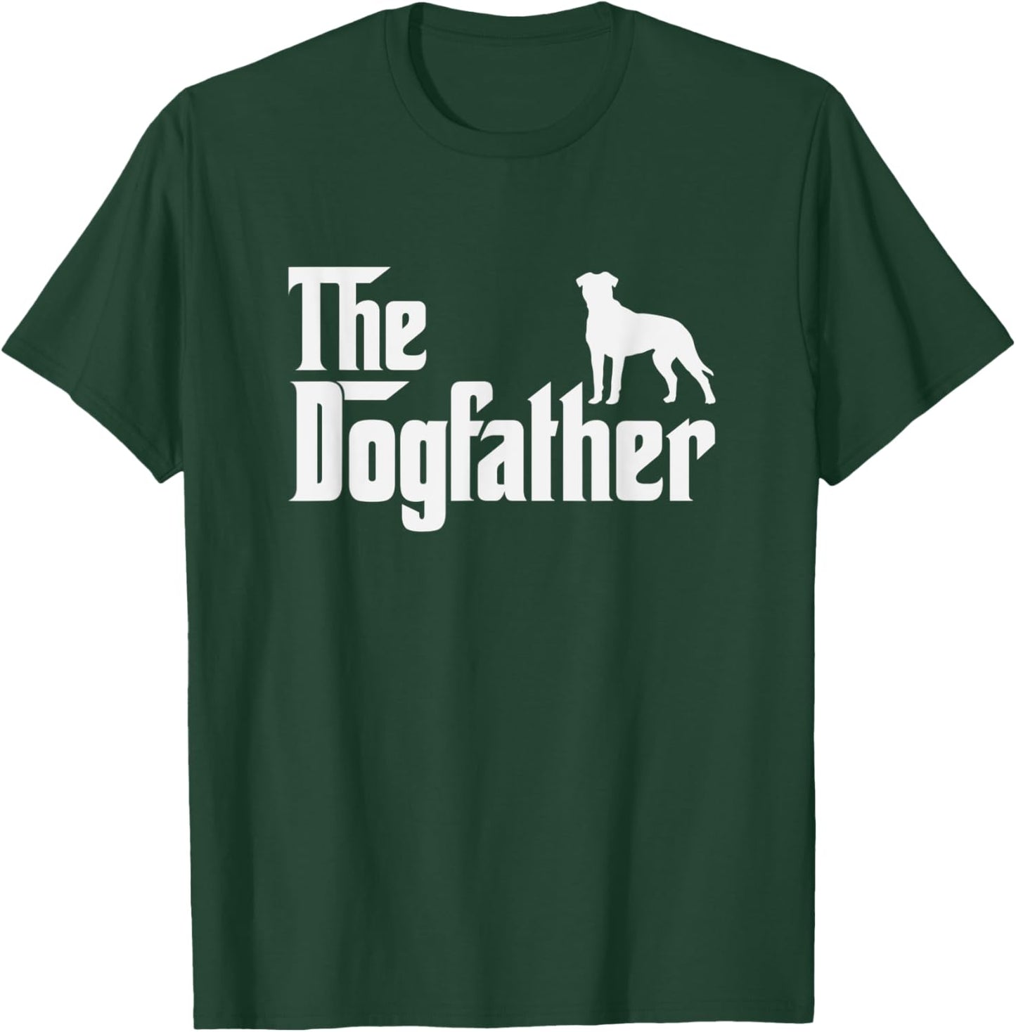 boxador DogFather Funny Dog Dad T-Shirt - T-Shirt | Forest