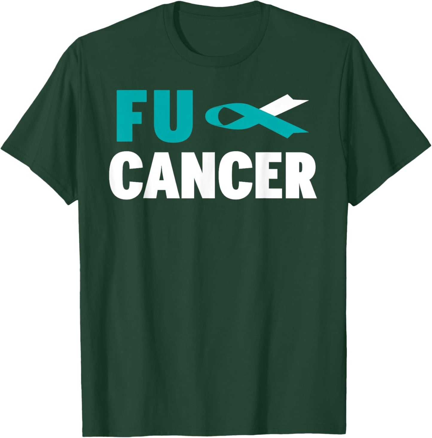 Fuck Cervical Cancer Shirt - Cervical Cancer Awareness T-Shirt - T-Shirt | Forest