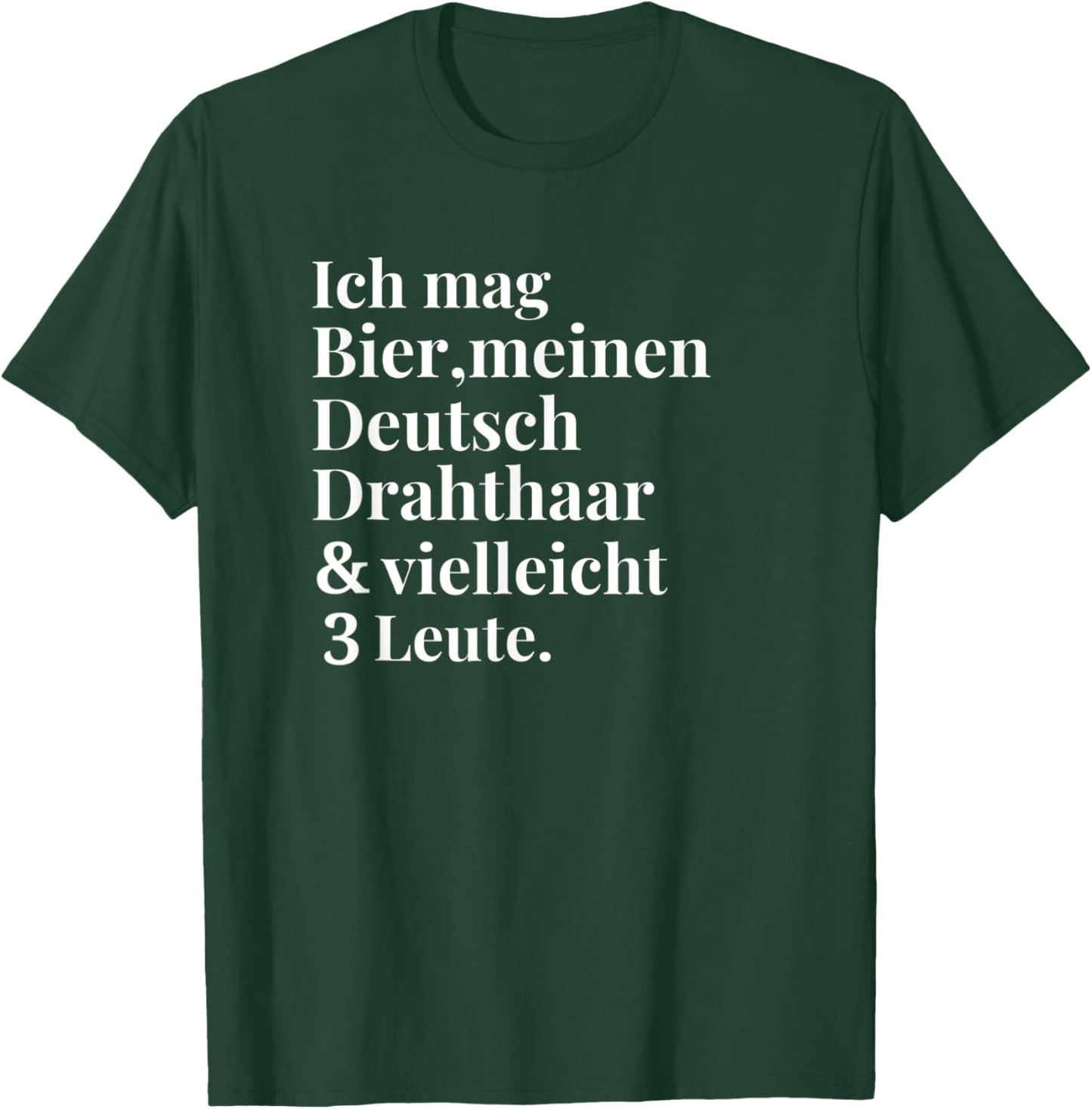 German Wire Hair Beer Funny Dogs Gifts Women T-Shirt - T-Shirt | Forest