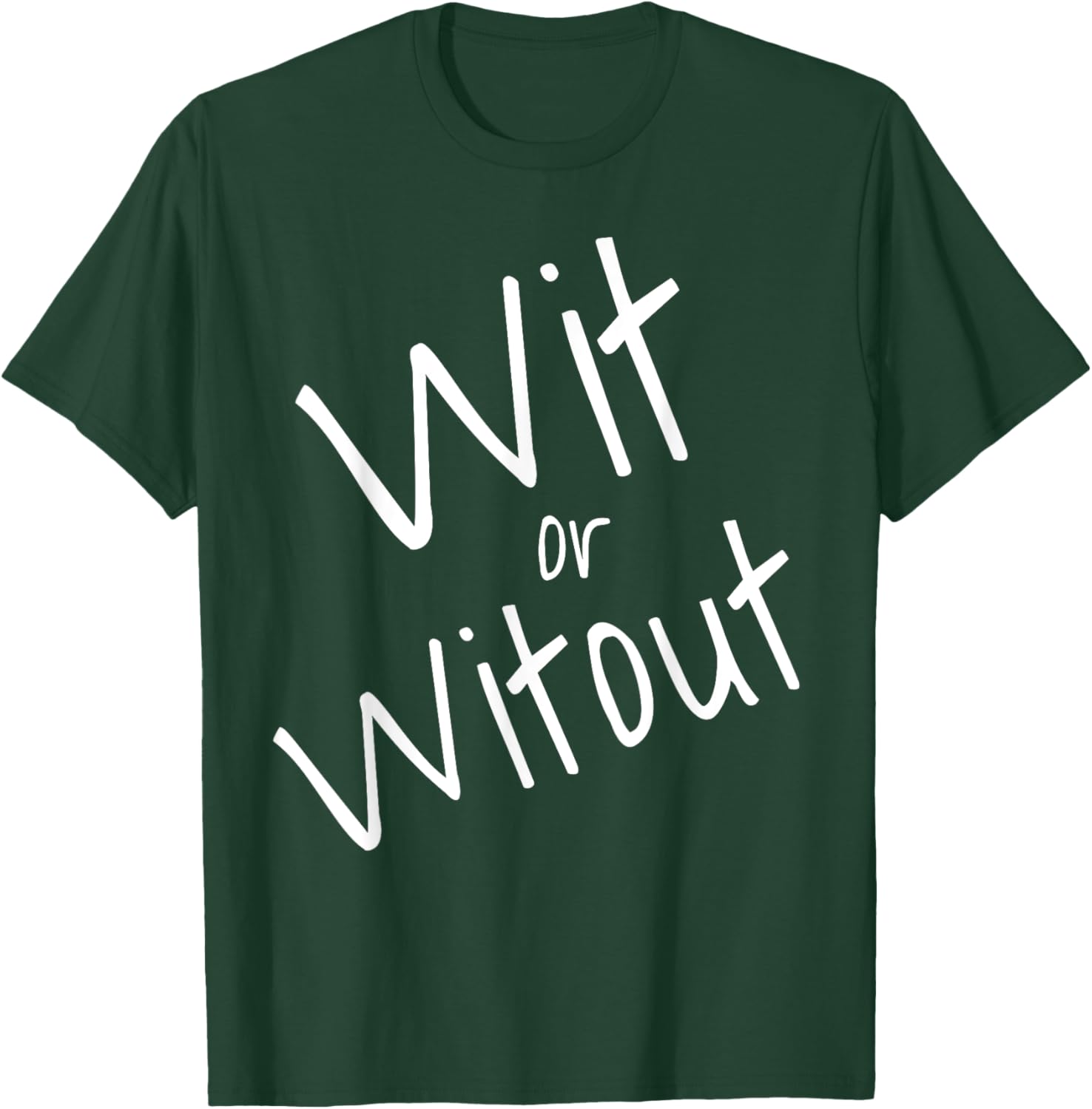 Philly Cheesesteak Philadelphia Wit or Witout Souvenir Lingo T-Shirt - T-Shirt | Forest