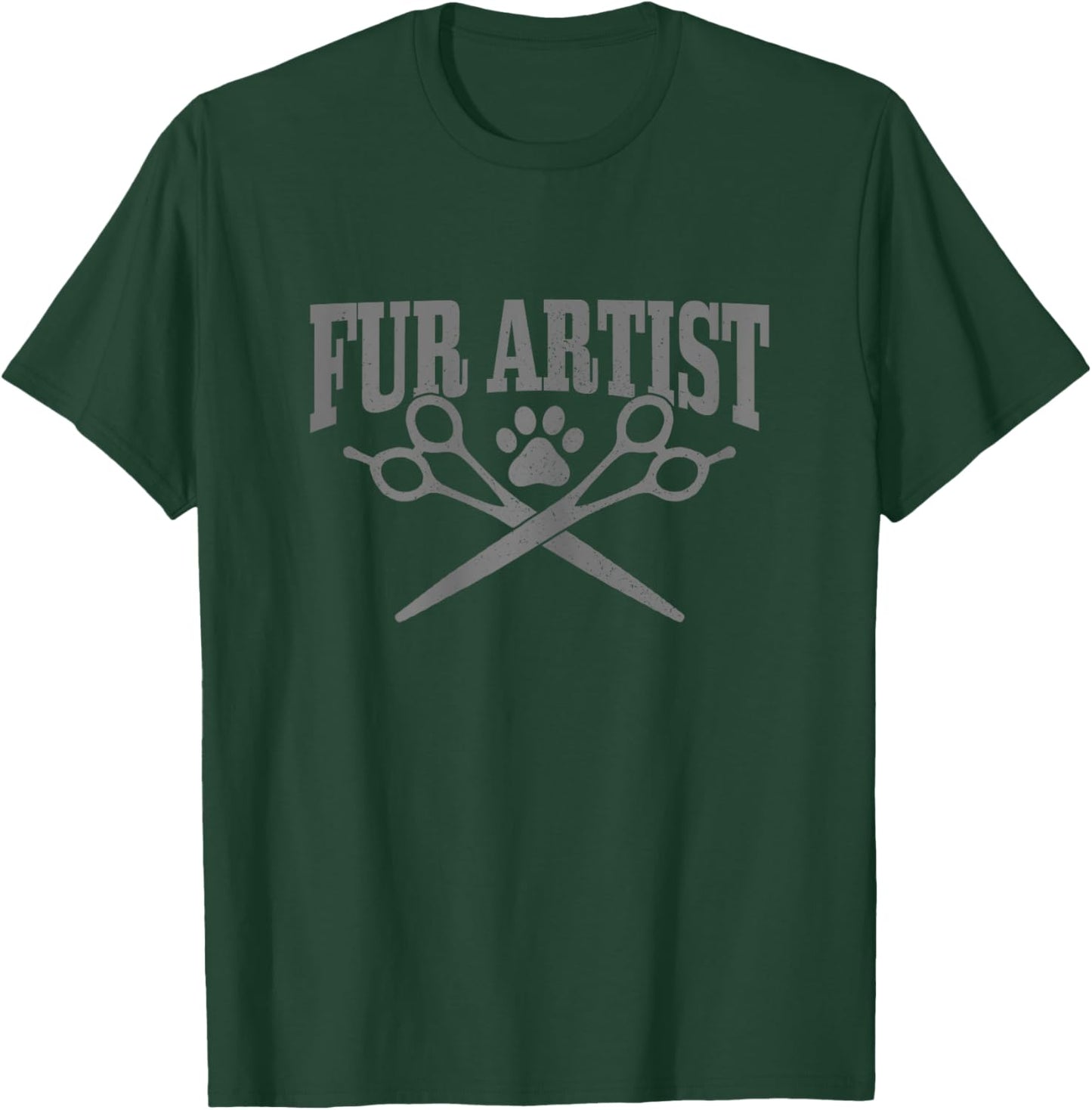 Dog Groomer Fur Artist Dog Hairdresser T-Shirt - T-Shirt | Forest
