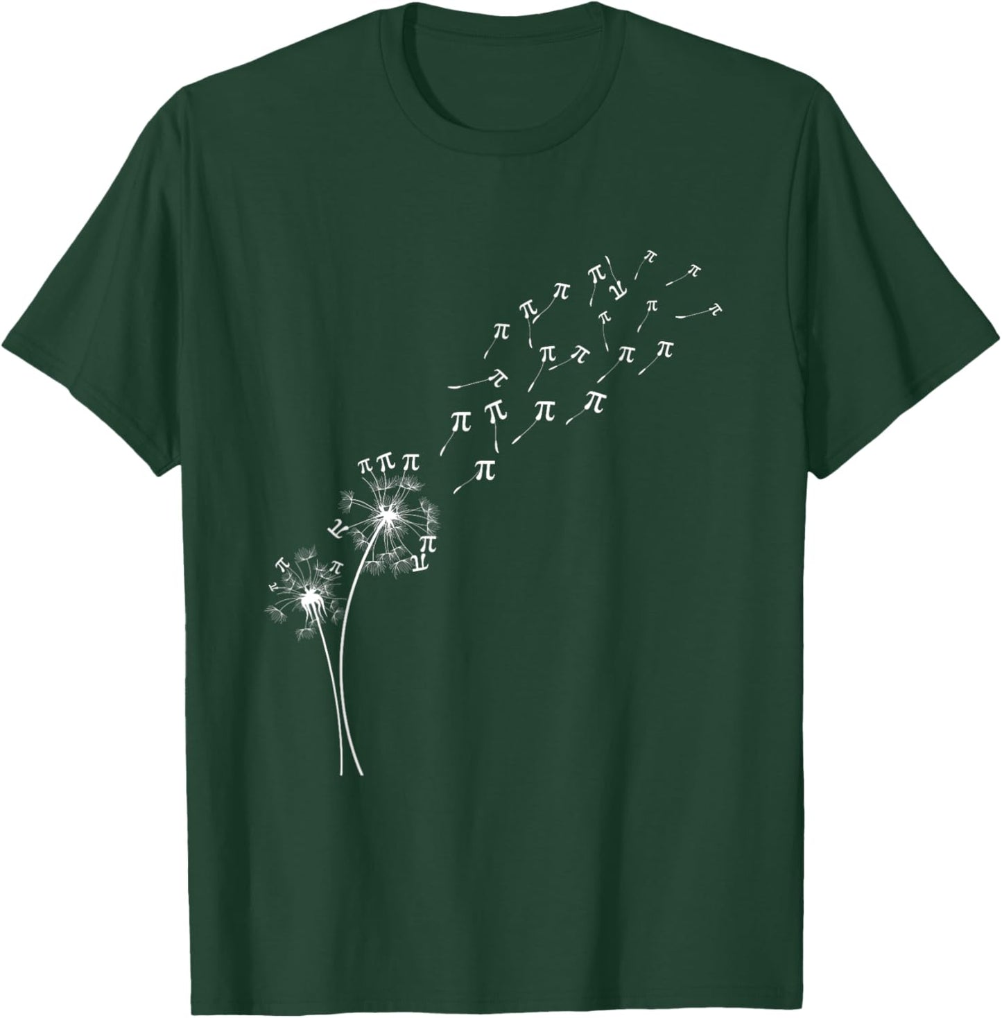 Dandelion Pi Day Flower Floral Tree Math Mathematic Lover T-Shirt - T-Shirt | Forest