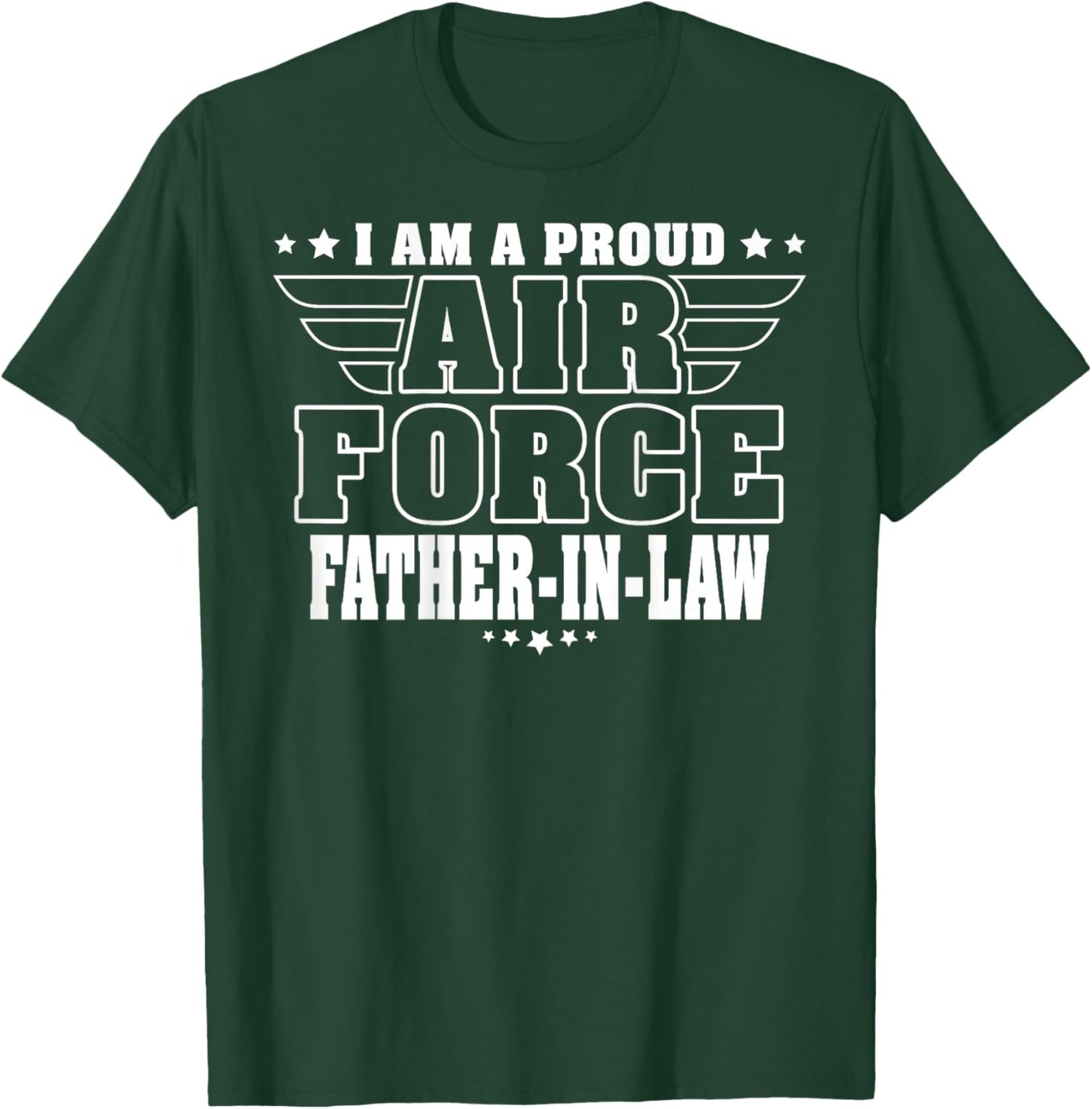 Proud Air Force Father-In-Law - Pride Military Dad-In-Law T-Shirt - T-Shirt | Forest