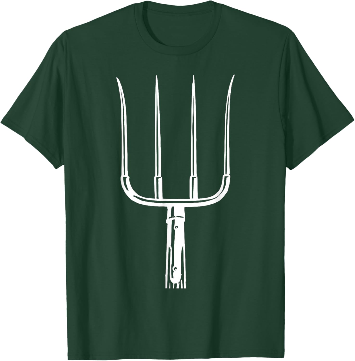 Pitchfork for a Homesteading Farmer T-Shirt - T-Shirt | Forest