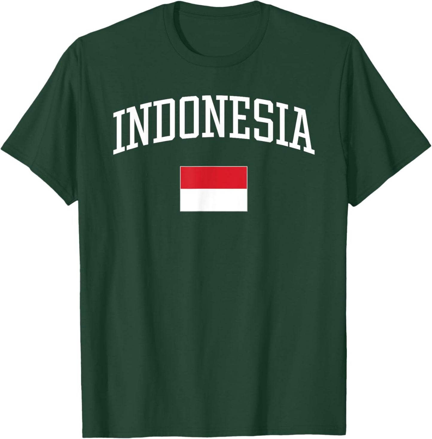 Vintage Flag of Indonesia Love Your Country T-Shirt - T-Shirt | Forest