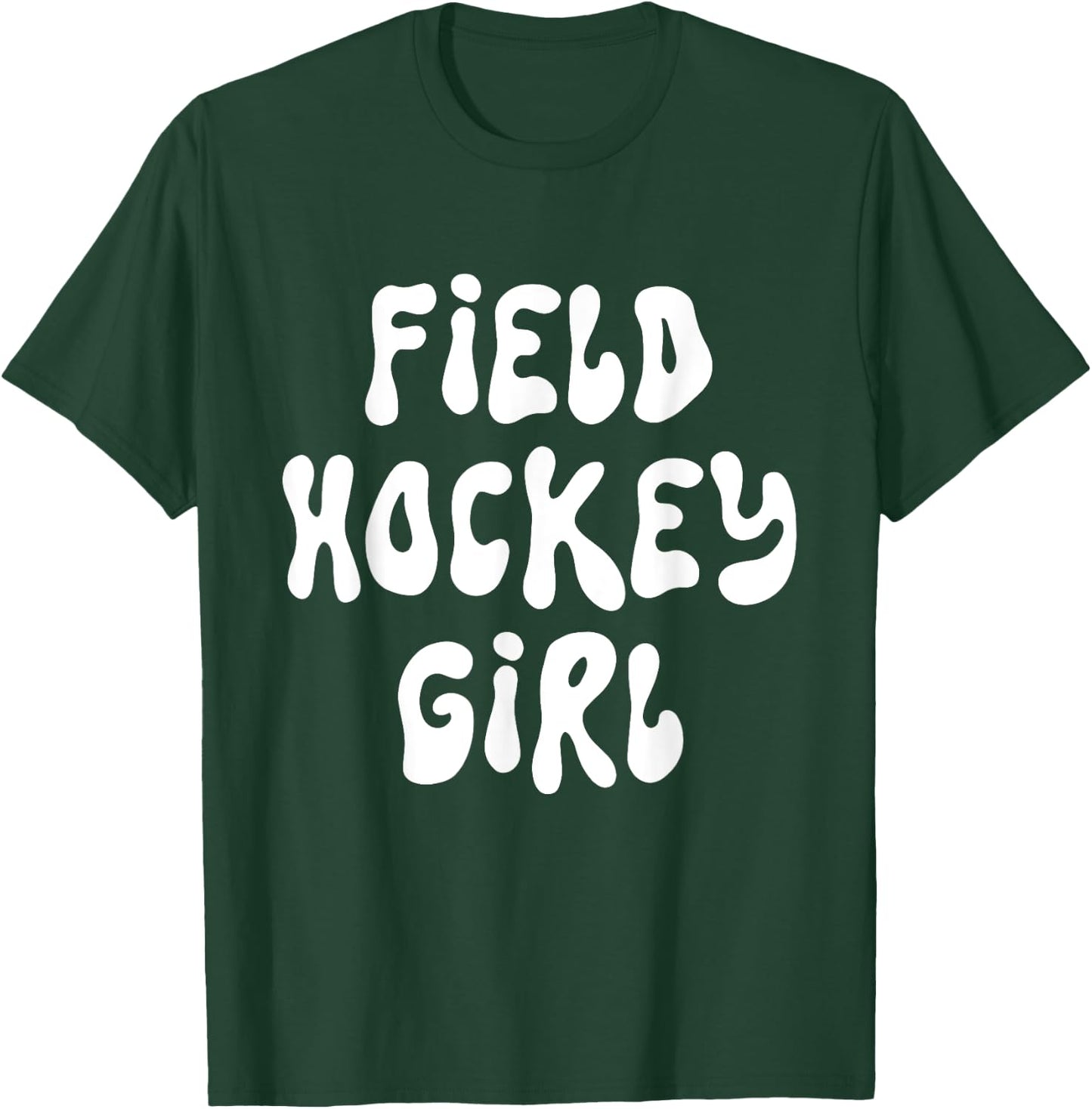 Field Hockey Girl T-Shirt - T-Shirt | Forest