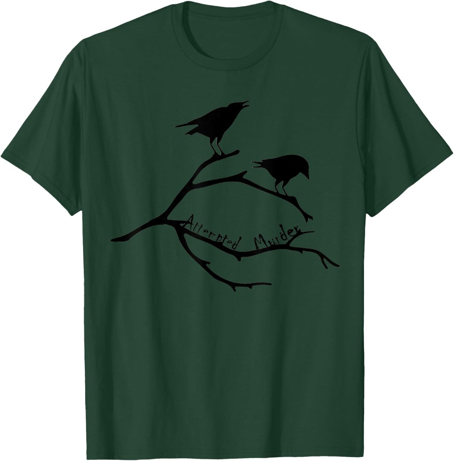 Attempted Murder Crow Flock T-Shirt - T-Shirt | Forest