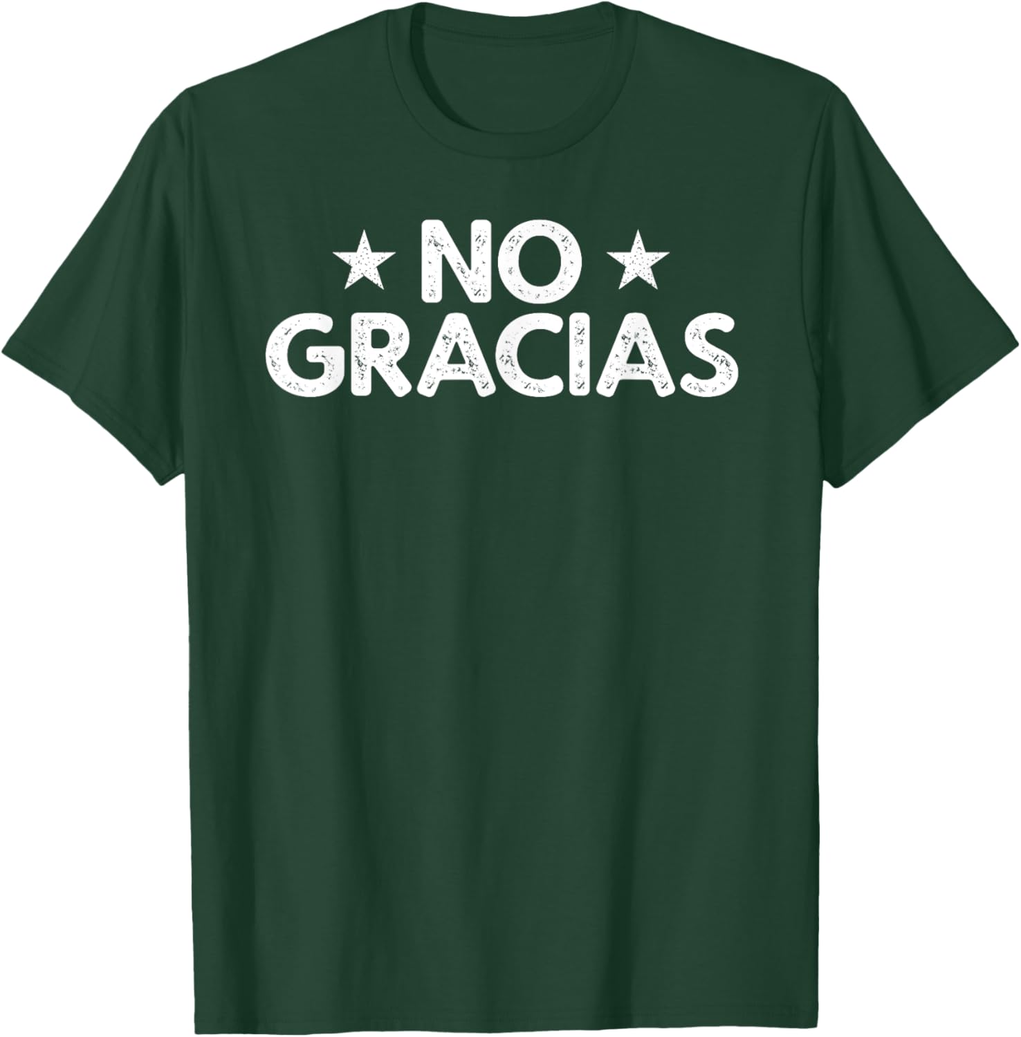 No Gracias Vintage Humor T-Shirt - T-Shirt | Forest