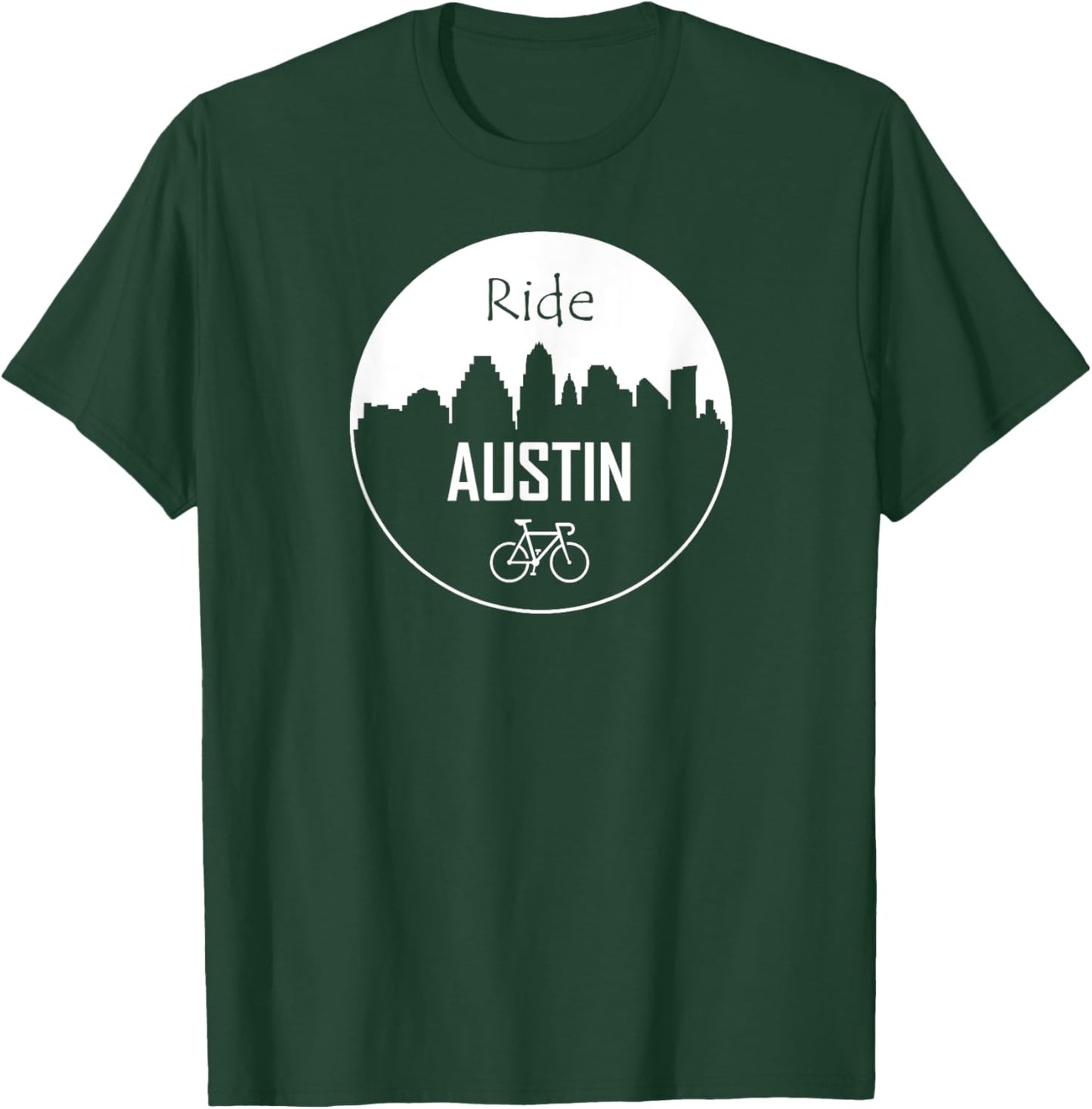 Ride Austin Cycling T-Shirt - T-Shirt | Forest