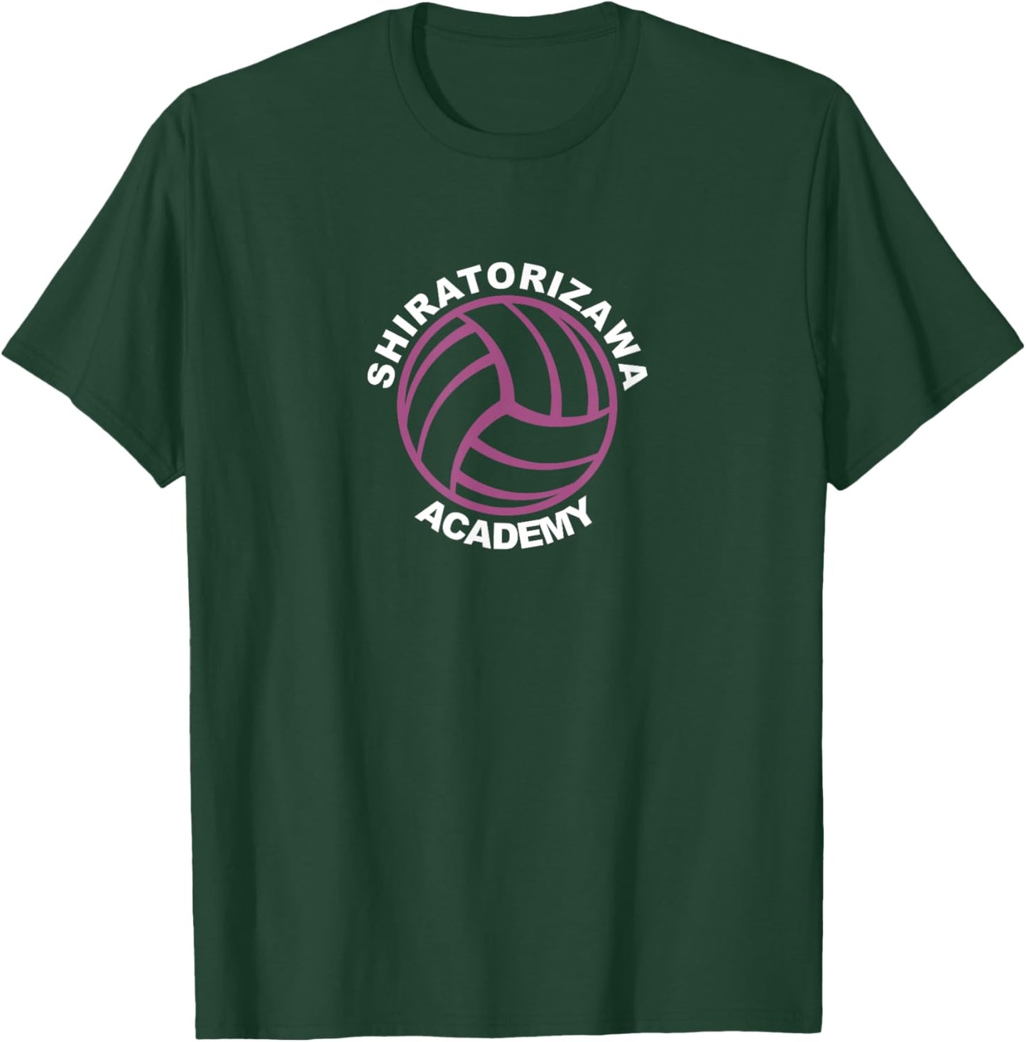 Shiratorizawa High - Volleyball Practice Anime Manga Cosplay T-Shirt - T-Shirt | Forest