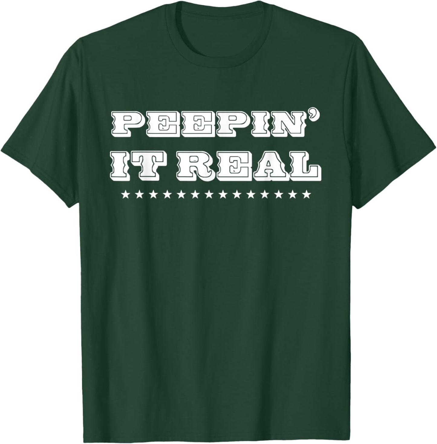 Rabbit Peepin' It Real Easter Funny Novelty T-Shirt - T-Shirt | Forest