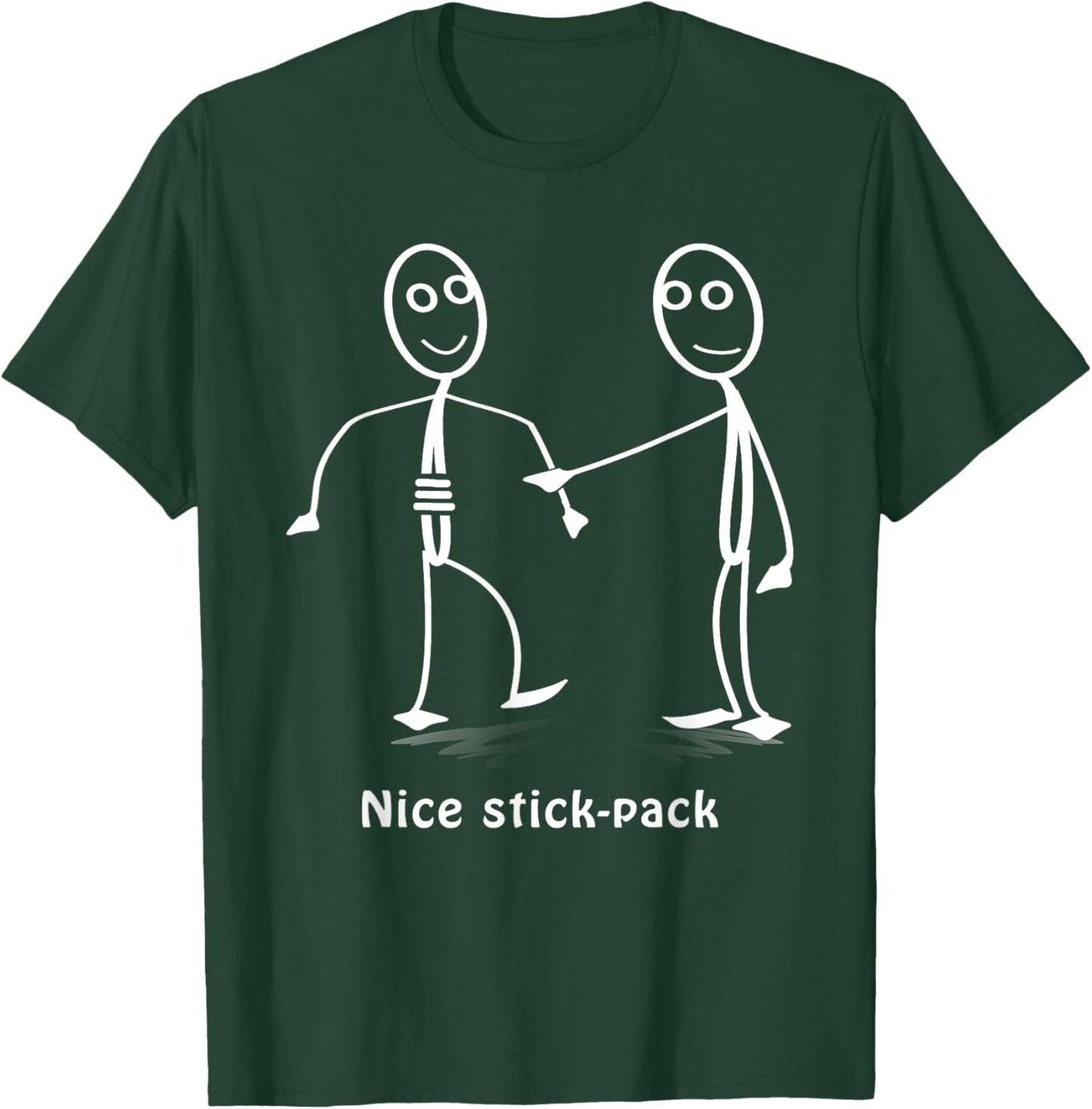 Funny "Nice Stick-Pack" Stickman Costume - Stick Figure T-Shirt - T-Shirt | Forest