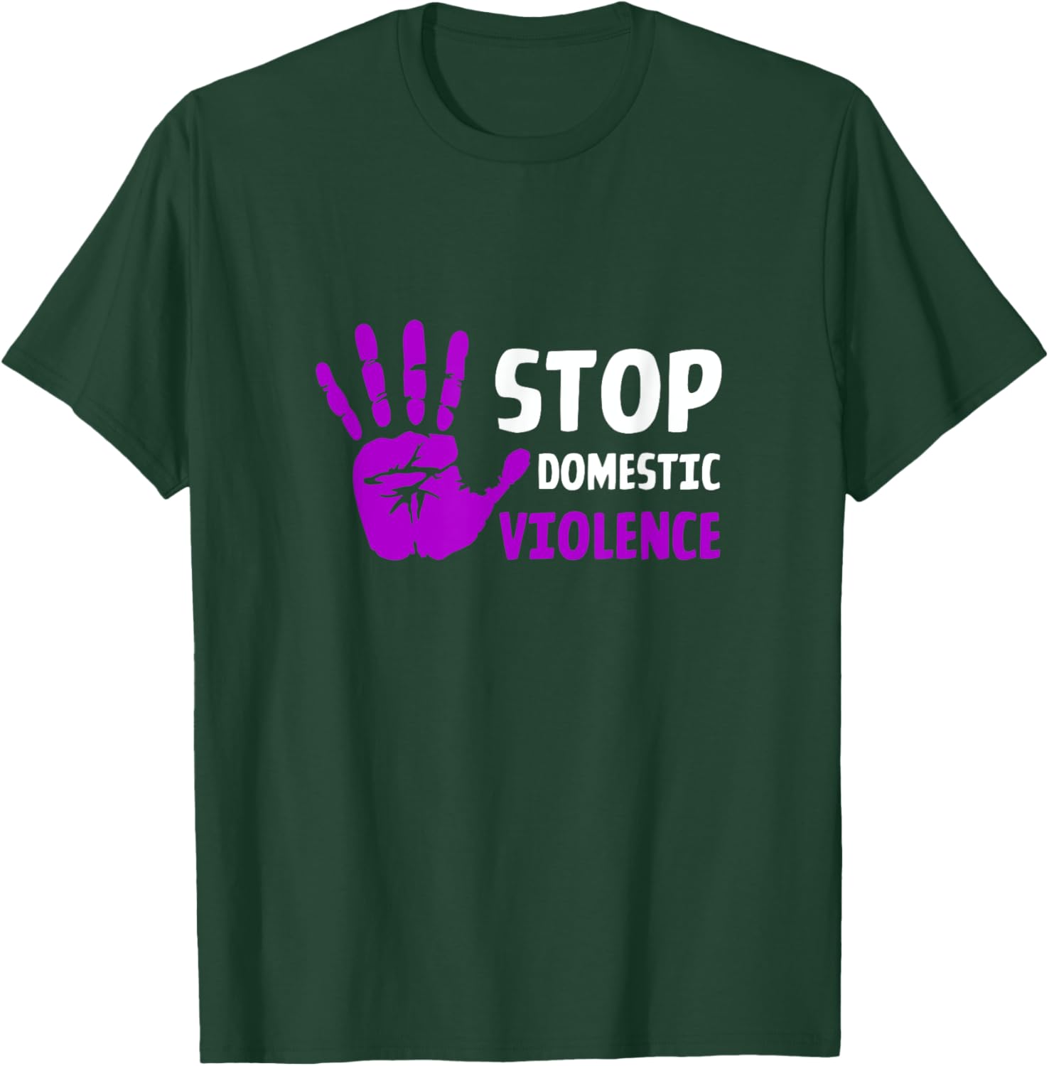 Stop Domestic Violence Awareness Survivor T-Shirt - T-Shirt | Forest