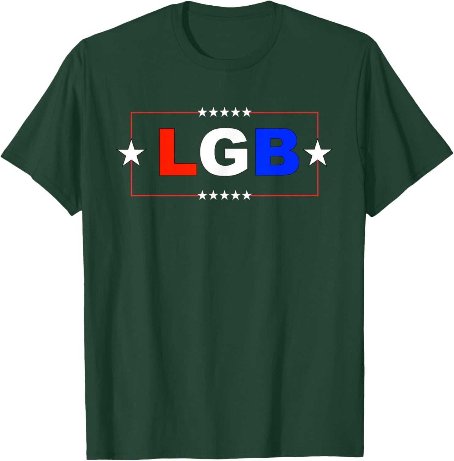 LGB - Let's Go Brandon - American Patriot - Gift-able T-Shirt - T-Shirt | Forest