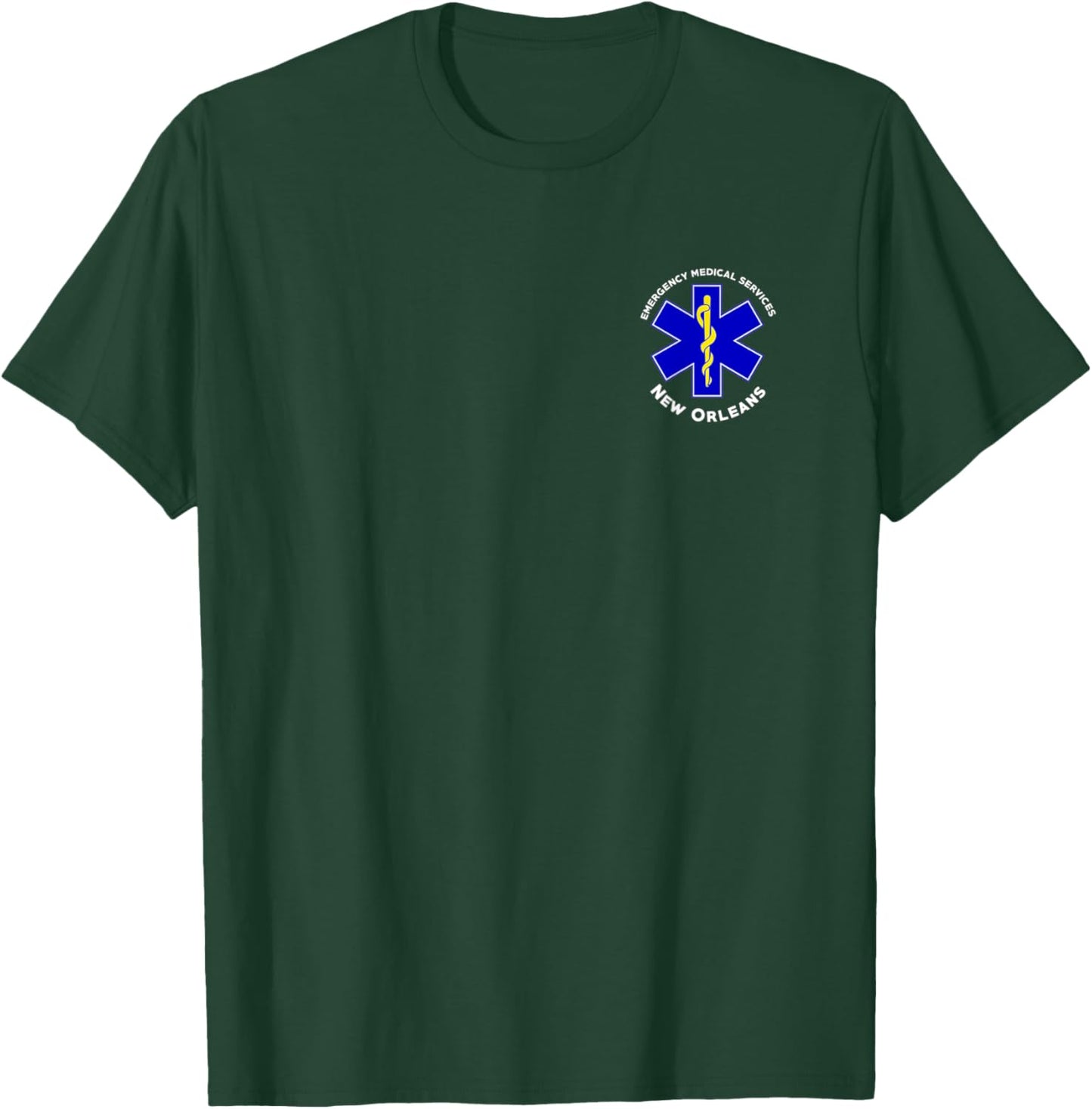 New Orleans Louisiana EMS Emergency Medical Services EMT T-Shirt - T-Shirt | Forest