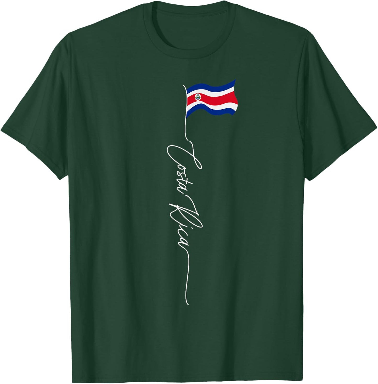 Costa Rica Bandera de Costa Rica, Costa Rican patriotic flag T-Shirt - T-Shirt | Forest