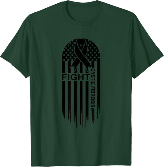 Cystic Fibrosis Awareness Pulmonary Fibrosis Pulmonologist T-Shirt - T-Shirt | Forest