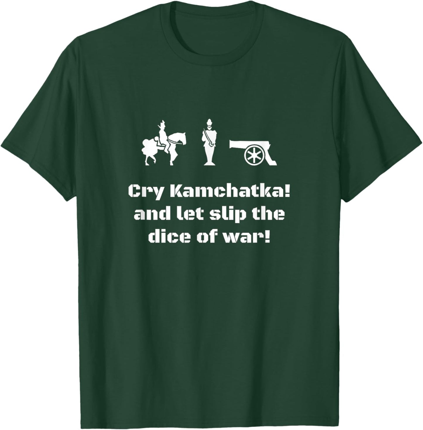 Risk - Cry Kamchatka! Board game tabletop conquest T-Shirt - T-Shirt | Forest
