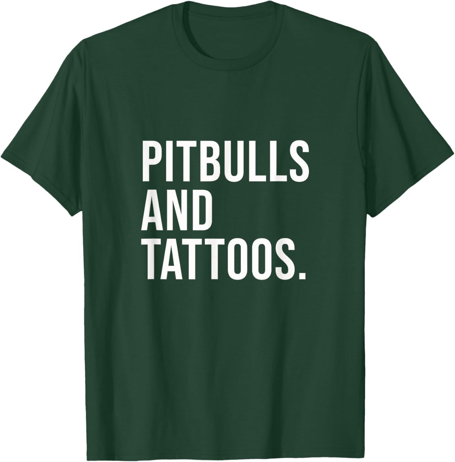 Pitbulls And Tattoos Pitbull Owner Dog Inked Lover Funny Women T-Shirt - T-Shirt | Forest