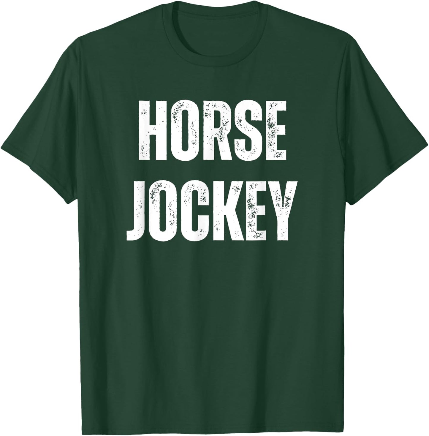 Horse Jockey Vintage Imagination Role Play Funny DIY Costume T-Shirt - T-Shirt | Forest
