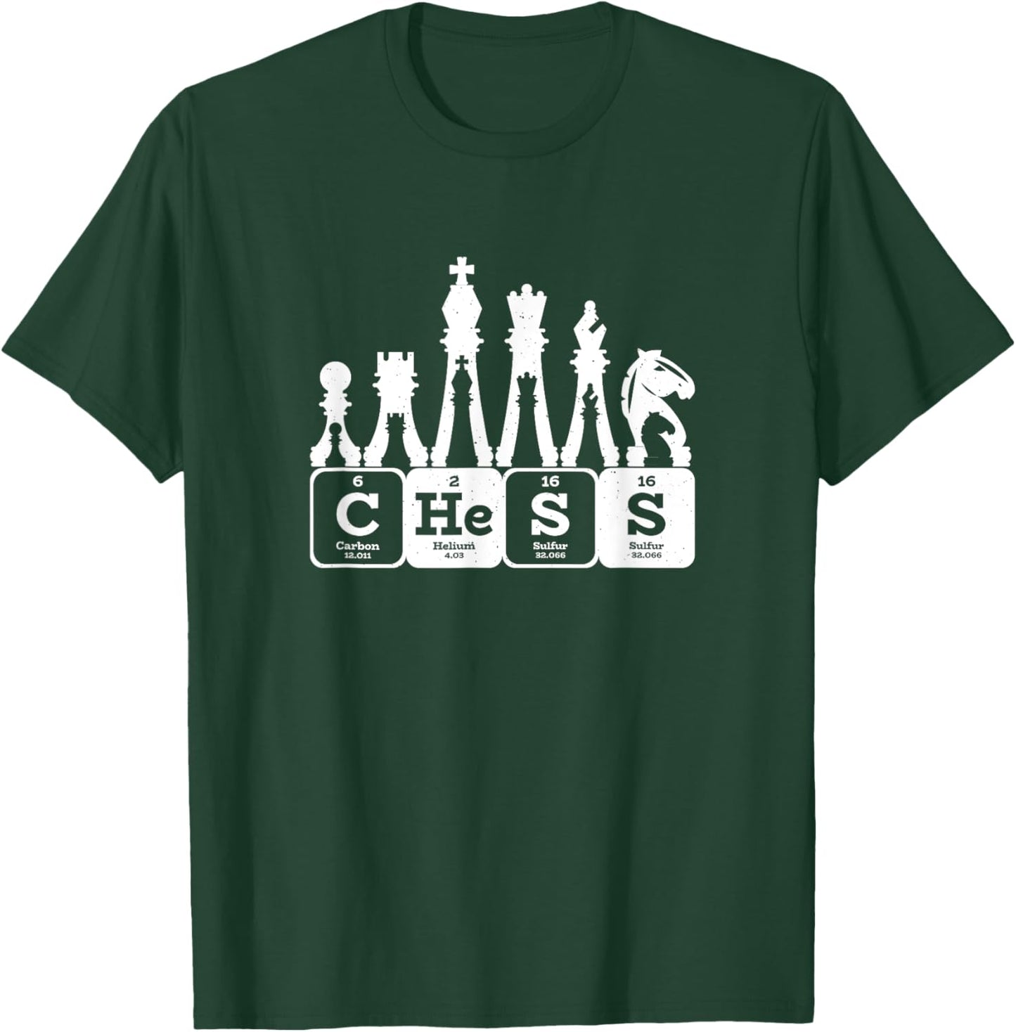 Periodic Table Elements Chess T-Shirt - T-Shirt | Forest