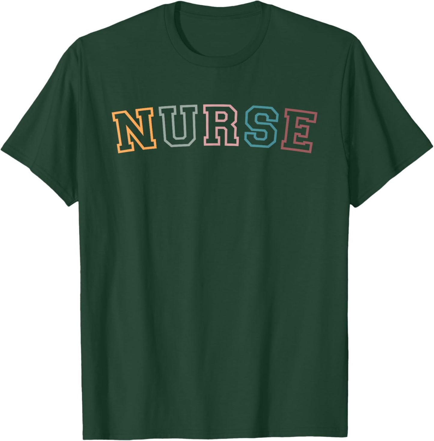 Retro Nurse Life for Registered Nurse Nurse's Day T-Shirt - T-Shirt | Forest