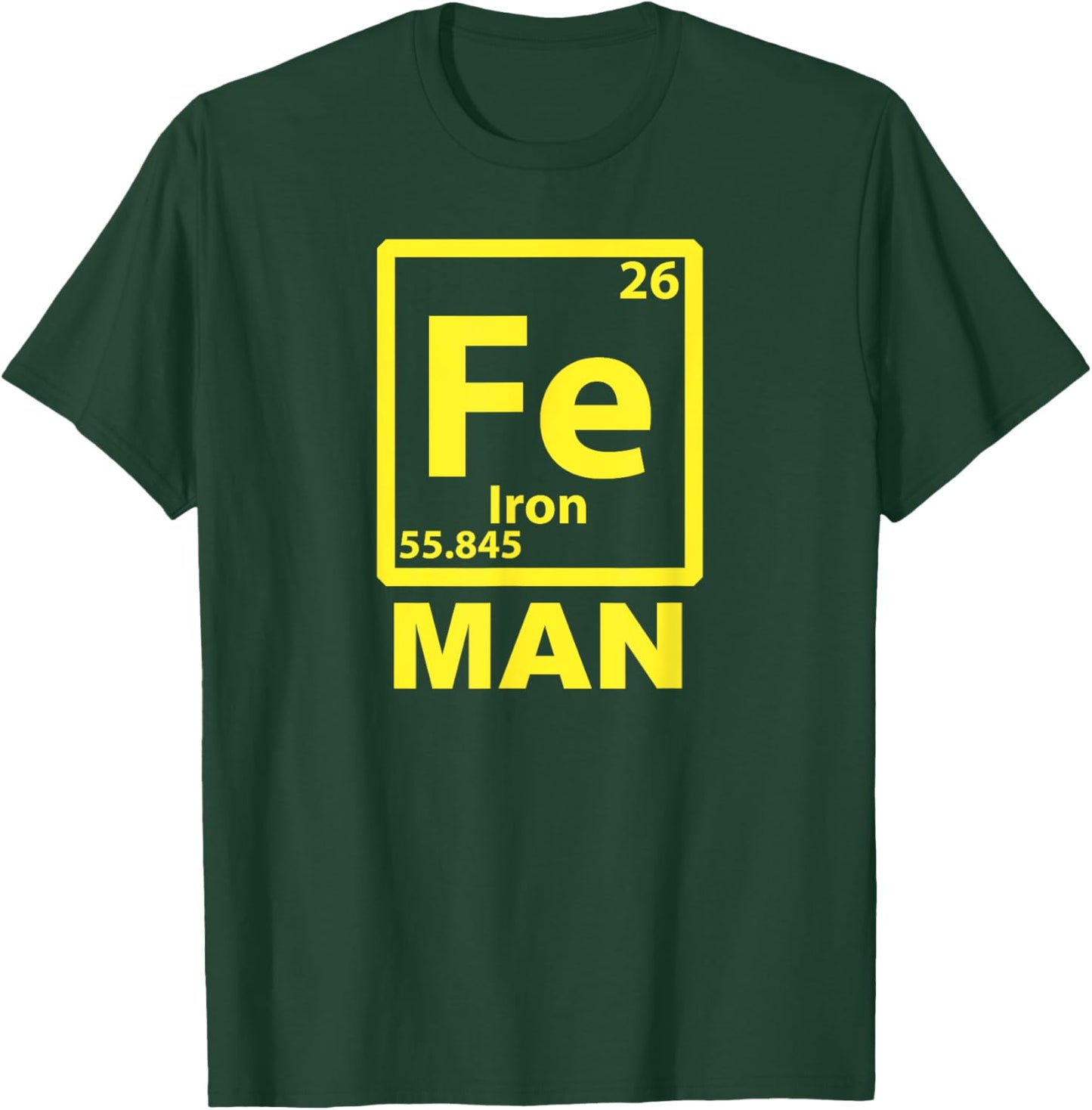 Miftees Funny Science Iron (Fe) Man T-Shirt - T-Shirt | Forest