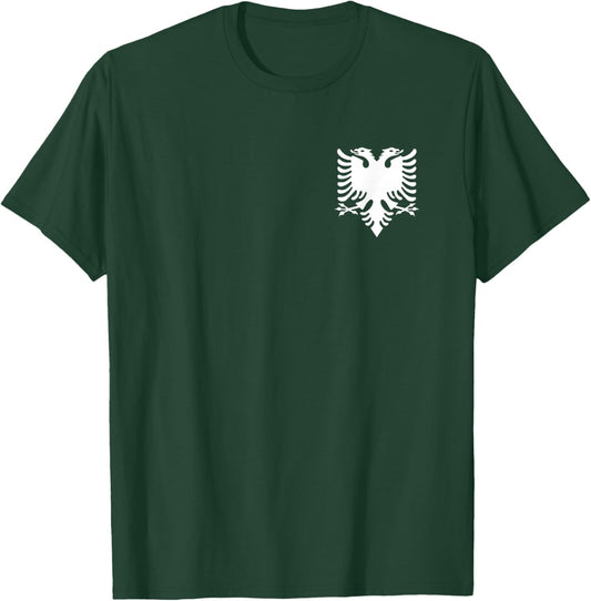 Albanian Flag Shqip Shqiponja Albanian Eagle Albania T-Shirt - T-Shirt | Forest