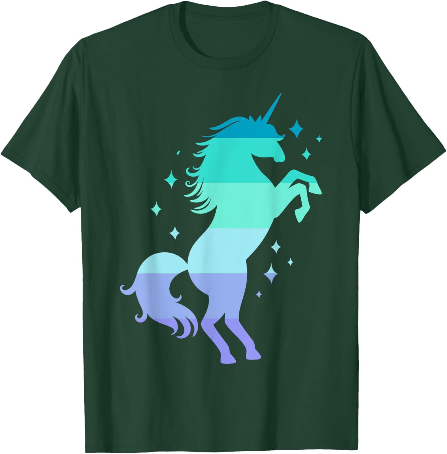 Neptunic Pride Flag Unicorn Neptunic Flag T-Shirt - T-Shirt | Forest