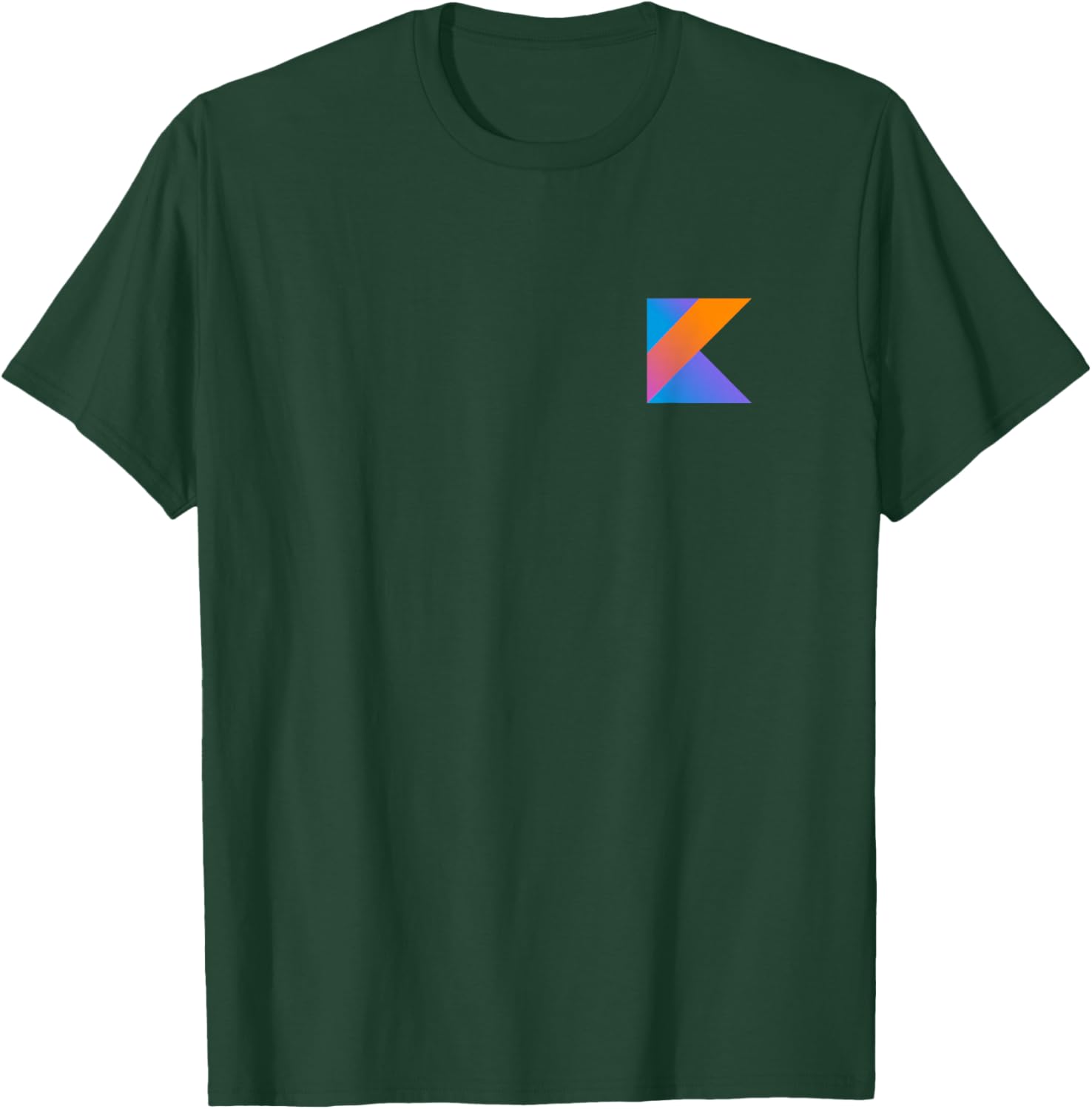 Kotlin Programming Logo for Programmers T-Shirt - T-Shirt | Forest