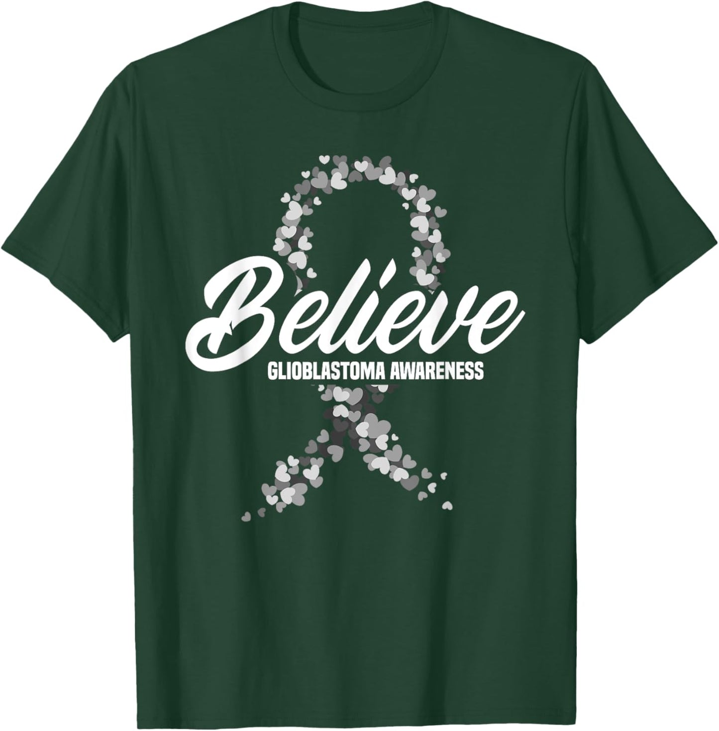 Glioblastoma Warrior Glioblastoma Awareness T-Shirt - T-Shirt | Forest