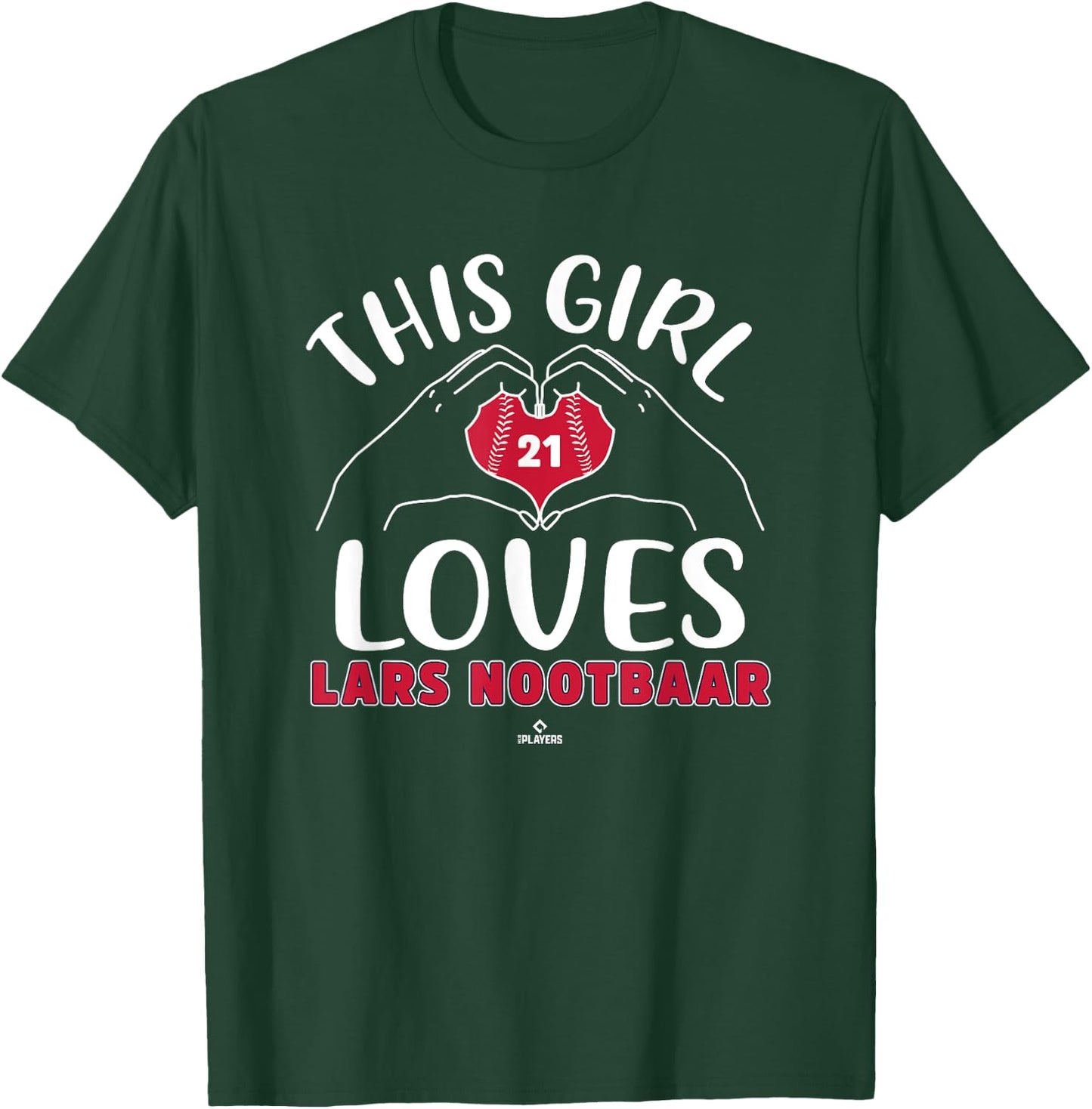 This Girl Loves Lars Nootbaar St Louis MLBPA T-Shirt - T-Shirt | Forest