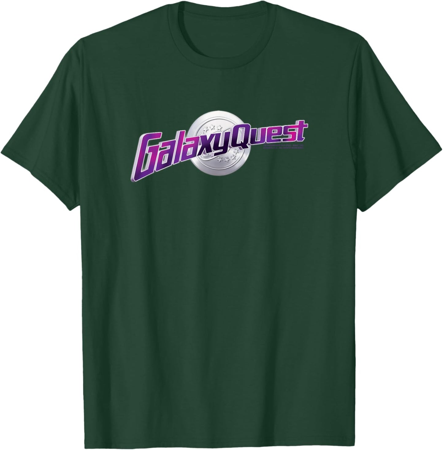 Galaxy Quest Chrome Logo T-Shirt - T-Shirt | Forest