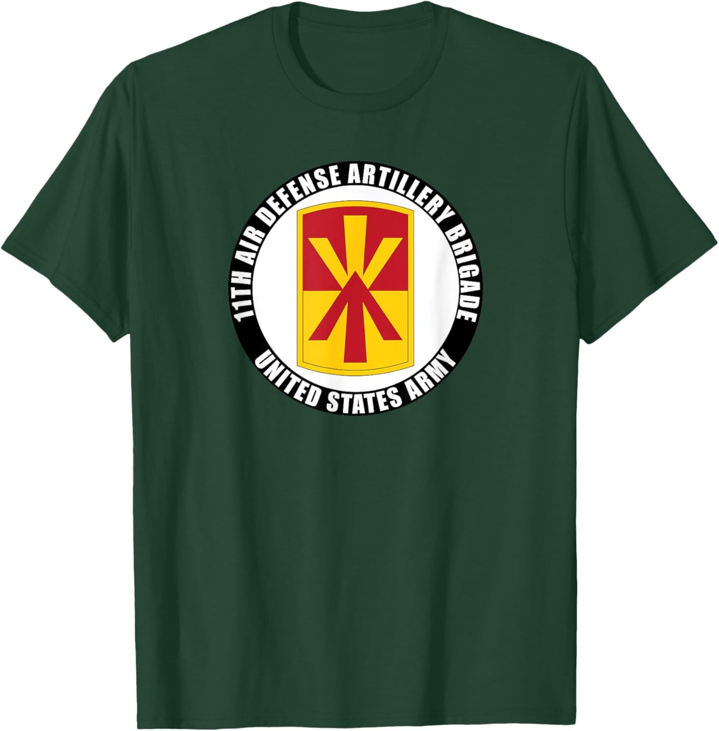 11th Air Defense Artillery Brigade United States Veteran T-Shirt - T-Shirt | Forest