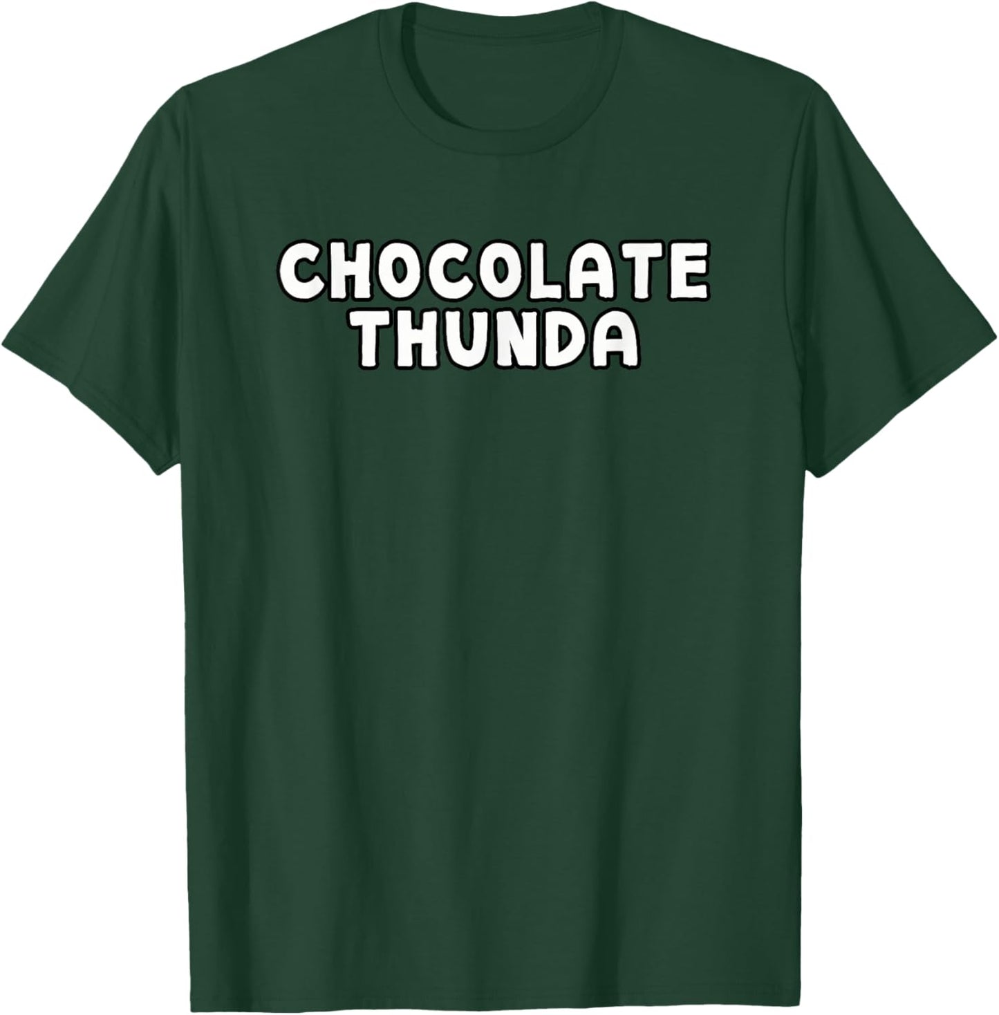 Chocolate Thunda Proud Black African American Thunder T-Shirt - T-Shirt | Forest