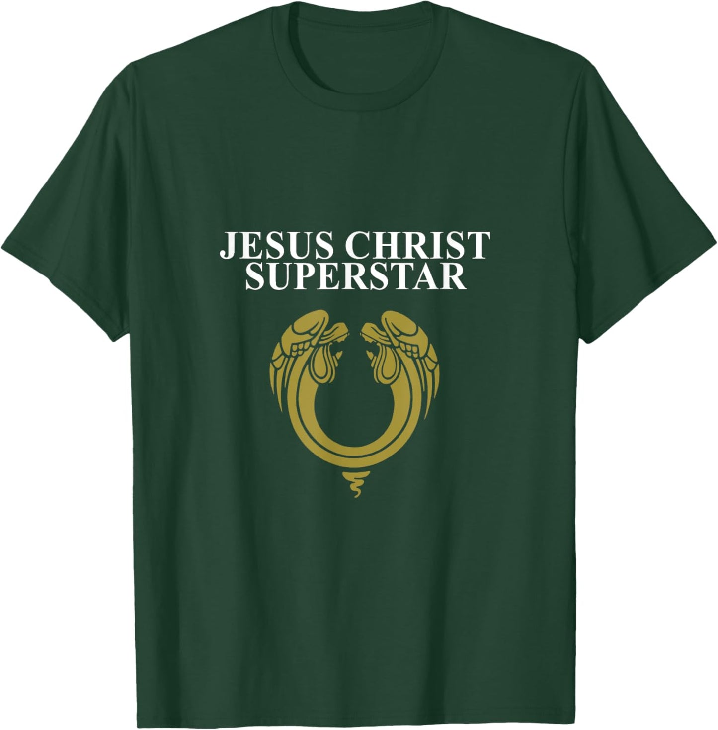 Andrew Lloyd Webber 'Jesus Christ Superstar' 1970 Classic Logo Black T-Shirt - T-Shirt | Forest