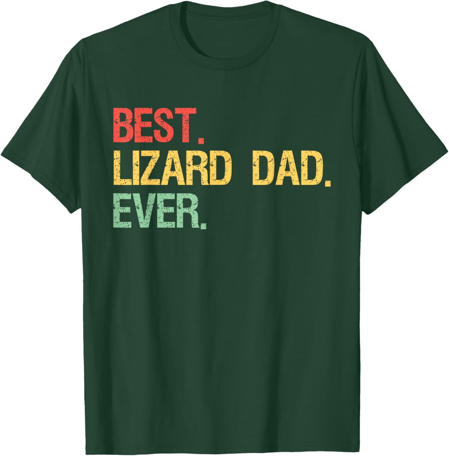 Best Lizard Dad Ever T-Shirt - T-Shirt | Forest