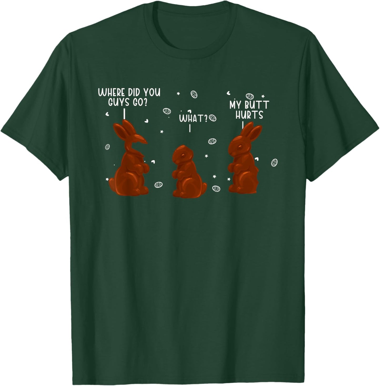 Funny Easter Chocolate Easter Bunny Chocolate Bunny T-Shirt - T-Shirt | Forest